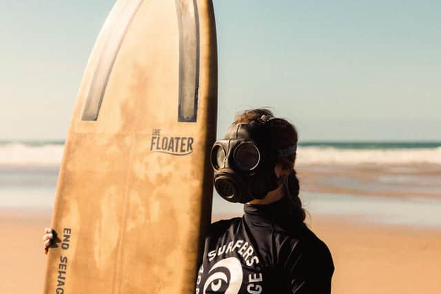 Environmental campaign group Surfers Against Sewage is calling for people to take part in a series of protests taking place around the country on 20 May to demonstrate anger at spills of toilet waste which are contaminating seas and rivers. Picture: Karl Mackie