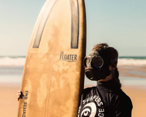 Environmental campaign group Surfers Against Sewage is calling for people to take part in a series of protests taking place around the country on 20 May to demonstrate anger at spills of toilet waste which are contaminating seas and rivers. Picture: Karl Mackie