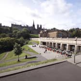 The National Gallery is based on The Mound in Edinburgh.
