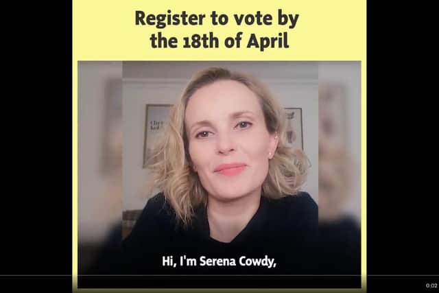 Serena Cowdy appeared in a video posted by the Angus SNP branch