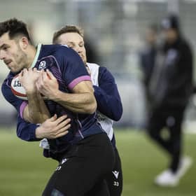 Blair Kinghorn has rejoined Scotland for training after his knee injury.
