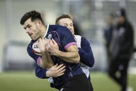 Blair Kinghorn has rejoined Scotland for training after his knee injury.