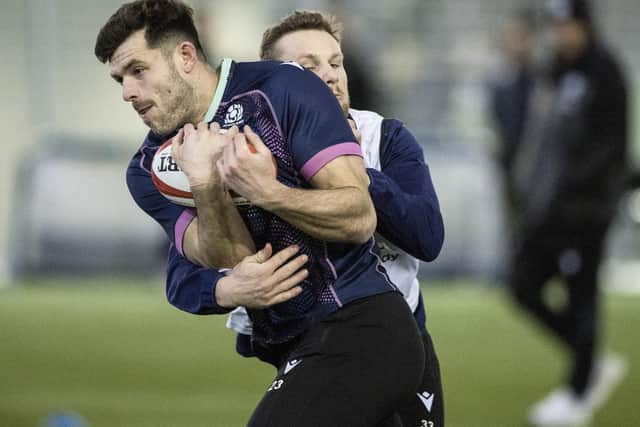 Blair Kinghorn has rejoined Scotland for training after his knee injury.