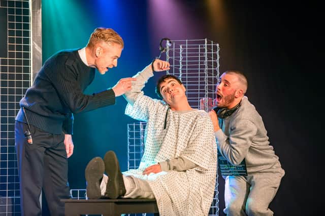 Ruaraidh Murray, Afton Moran and Sean Connor in The Legend of Davie McKenzie