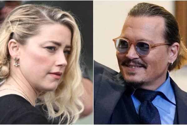Amber Heard and Johnny Depp