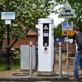 Public charging points can mean a lot of hanging around (Picture: Ben Stansall/AFP/Getty)