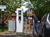 Public charging points can mean a lot of hanging around (Picture: Ben Stansall/AFP/Getty)