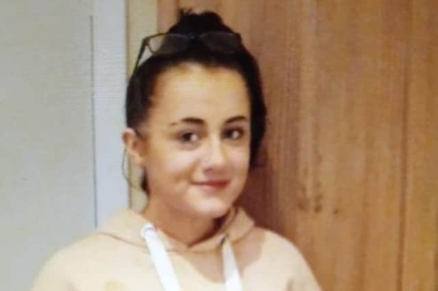 Abigail Young, 14, was last seen around 5pm on Tuesday, June 22, when she left Orbiston Place in Clydebank to go and visit relatives (Photo: Police Scotland).