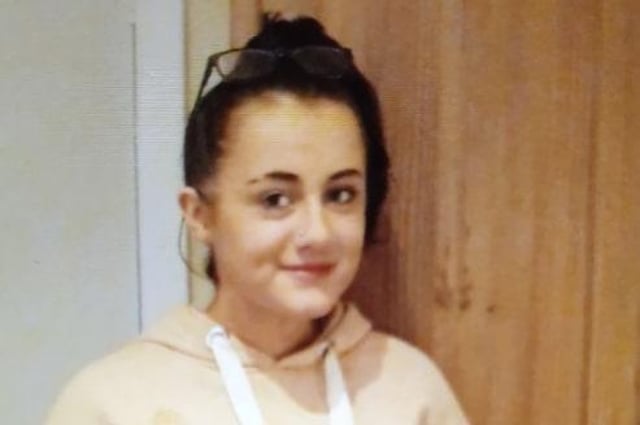 Abigail Young, 14, was last seen around 5pm on Tuesday, June 22, when she left Orbiston Place in Clydebank to go and visit relatives (Photo: Police Scotland).