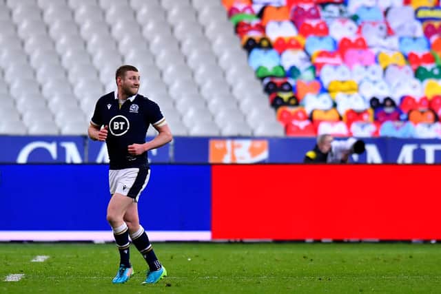 Scotland were reduced to 14 men but came back to win after Finn Russell was sent off against France in Paris last season. (Photo by Aurelien Meunier/Getty Images)