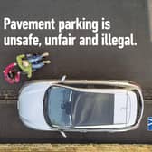 The law prohibits pavement parking, double parking and parking at dropped kerbs.