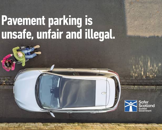 The law prohibits pavement parking, double parking and parking at dropped kerbs.