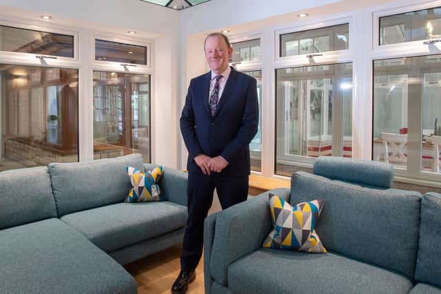 Gerard Eadie CBE is the executive chairman of CR Smith, which is headquartered in Fife. Picture by Lesley Martin