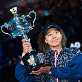 Naomi Osaka celebrates victory in the Australian Open final
