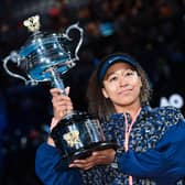 Naomi Osaka celebrates victory in the Australian Open final