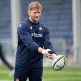 Jamie Hodgson trains with Edinburgh ahead of facing Wasps on Saturday. (Photo by Paul Devlin / SNS Group)