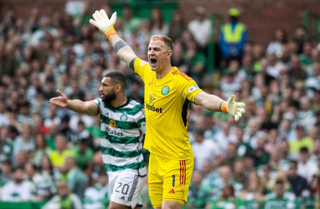 Making his 150th appearance for Celtic, the veteran English goalkeeper was a spectator for most of the match. Had no chance with Cyriel Dessers' Rangers goal. 6