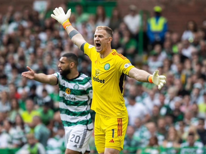 Making his 150th appearance for Celtic, the veteran English goalkeeper was a spectator for most of the match. Had no chance with Cyriel Dessers' Rangers goal. 6