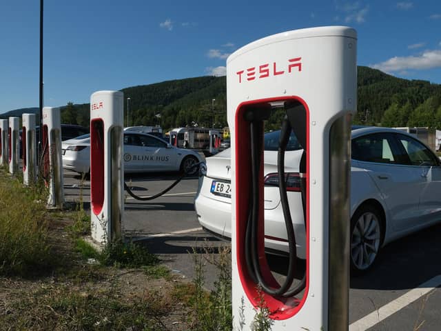 Norway has the highest percentage of electric cars per capita in the world (Picture: Sean Gallup/Getty Images,)