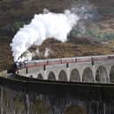 The Jacobite train crossing the Glenfinnan viaduct, which operator West Coast Railways says is threatened by the cost of safety improvements. (Photo by West Coast Railways)
