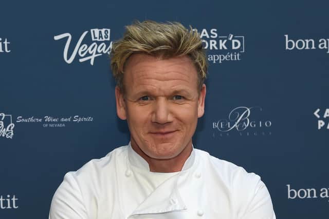 Chef Gordon Ramsay has put his name to a new gin range. Picture: Getty Images
