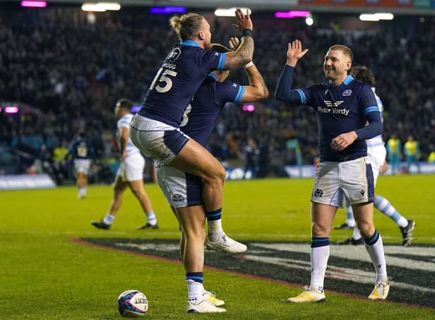 Finn Russell and Stuart Hogg both put in excellent performances for Scotland against Argentina.