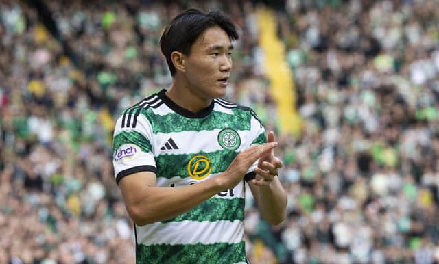 Yang Hyun-jun is eager for his first taste of a Champions League night at Celtic Park.  (Photo by Ross MacDonald / SNS Group)