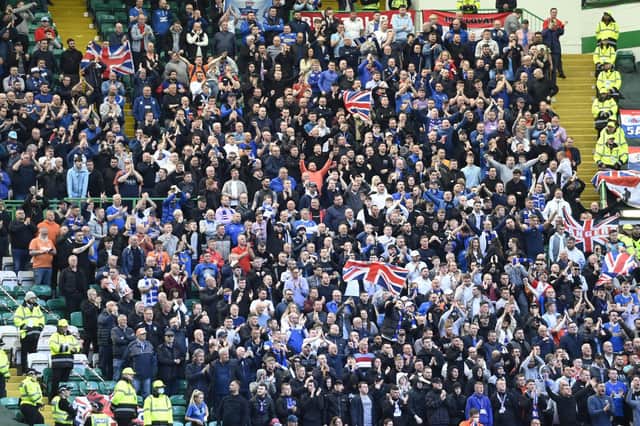 Rangers will have 900 fans present at the first Old Firm match of the season.