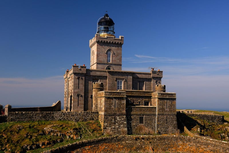 The Isle of May is an island located in the Firth of Forth, five miles away from Fife’s coast. This lighthouse replaced another one in 1816 and was first lit September 1 that year.
