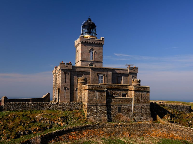 The Isle of May is an island located in the Firth of Forth, five miles away from Fife’s coast. This lighthouse replaced another one in 1816 and was first lit September 1 that year.