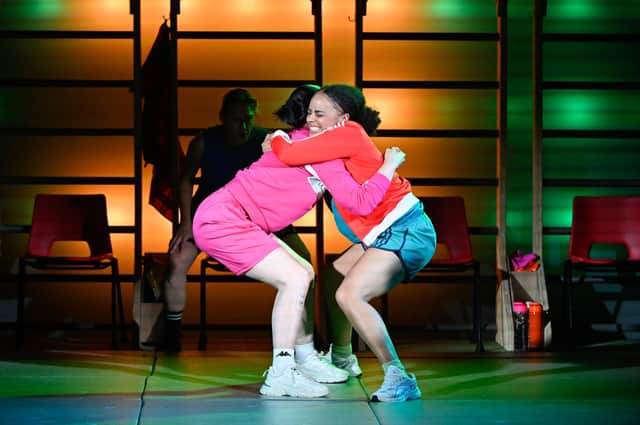 Chloe-Ann Tylor and Adiza Shardow get to grips with big themes in Thrown (Picture: Julie Howden)