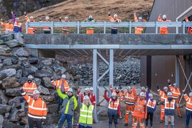 Miners saw a month of uninterrupted activity at the Cononish site near Tyndrum.