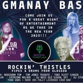 The Hogmanay Bash was in doubt, but it is definitely going ahead.