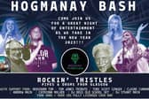 The Hogmanay Bash was in doubt, but it is definitely going ahead.