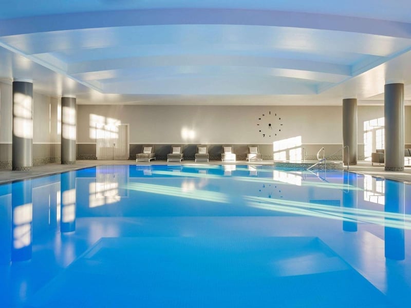St Andrews certainly seems well catered for when it comes to luxurious spas - with the Fairmont giving the Fife town a second spot on the shortlist. Set overlooking St Andrews Bay, the 5-star hotel has its own championship golf course and a spa with a modern gym, a 16-metre swimming pool, a steam room, sauna and a hot tub. Eat at the two AA Rosette St Andrews Bar & Grill serving the finest Scottish steak and seafood, or opt for Italian cuisine at La Cucina.
