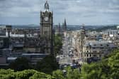 Edinburgh's Princes Street is blessed with wonderful views across to the Old Town and Castle (Picture: Oli Scarff/AFP via Getty Images)
