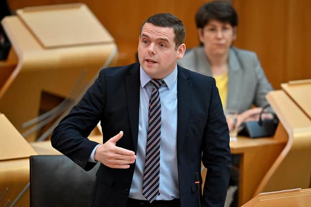Scottish Conservative Leader Douglas Ross accused the Scottish Government of "patting itself on the back".