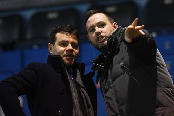 Rangers manager Michael Beale (right) says he has lost a 'great ally' with the departure of sporting director Ross Wilson. (Photo by Craig Williamson / SNS Group)