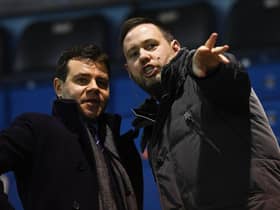 Rangers manager Michael Beale (right) says he has lost a 'great ally' with the departure of sporting director Ross Wilson. (Photo by Craig Williamson / SNS Group)