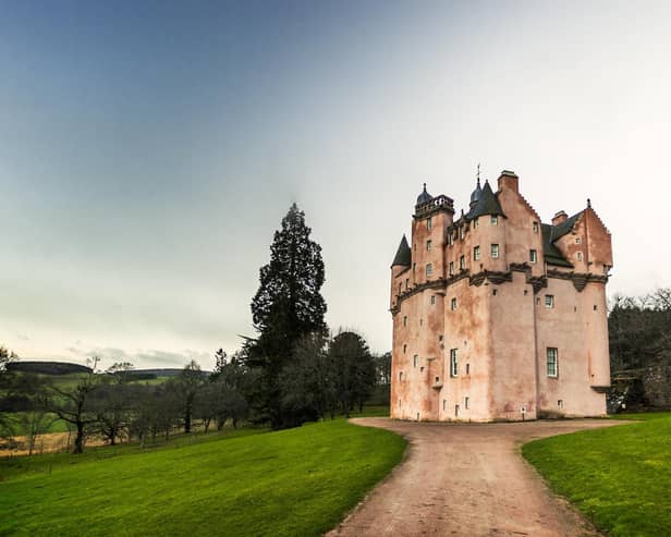 Craigievar Castle is said to have inspired Walt Disney’s Cinderella Castle