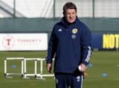 John Carver during Scotland National Team Training at the Oriam, on October 06 , 2021, in Edinburgh, Scotland. (Photo by Craig Williamson / SNS Group)
