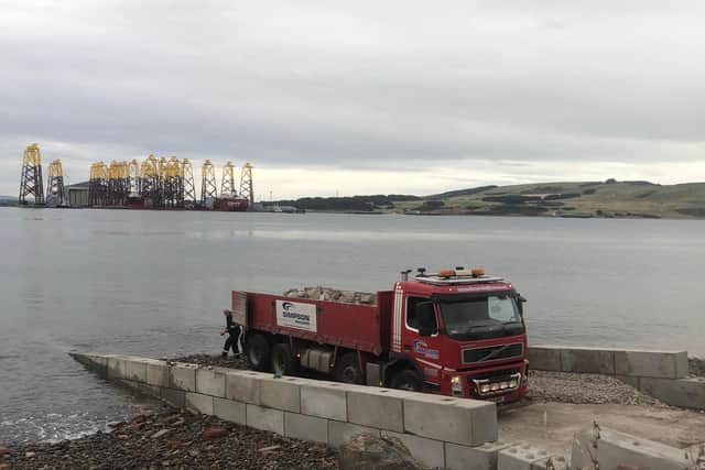 A £300,000 upgrade of the ferry slipways was completed last year. Picture: Fraser Mackenzie