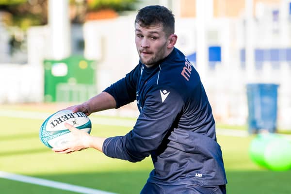 Magnus Bradbury has been named Edinburgh's player of the month.  (Photo by Ross Parker / SNS Group)