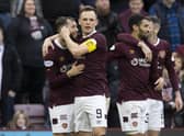 Jorge Grant impressed for Hearts in their 3-0 win over St Johnstone.  (Photo by Alan Harvey / SNS Group)