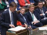 Chancellor of the Exchequer Jeremy Hunt delivering his autumn statement to MPs in the House of Commons, London. Picture date: Thursday November 17, 2022.