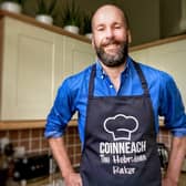 Coinneach MacLeod, aka The Hebridean Baker, stirs stories, music and Gaelic into his one-minute recipe demonstrations.