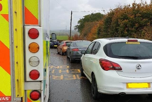 Mountain rescue teams were eventually able to get through.