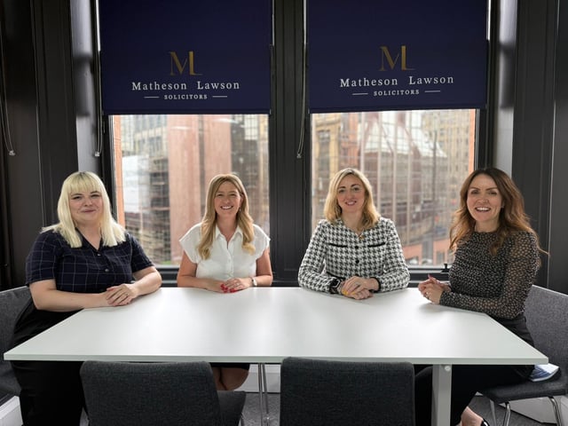 L to R Abigail Meek, Maureen Matheson, Donna Carson, Victoria Lawson