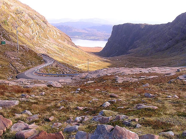 The Bealach na Ba road leading over to Applecross, Wester Ross, has made it a prime destination on the North Coast 500 driving route but an influx of tourists has created challenges for the small community. PIC: geograph.org/Stuart Wilding