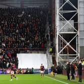 Aberdeen will be backed by just over 600 away fans at Tynecastle Park on Saturday. (Photo by Mark Scates / SNS Group)